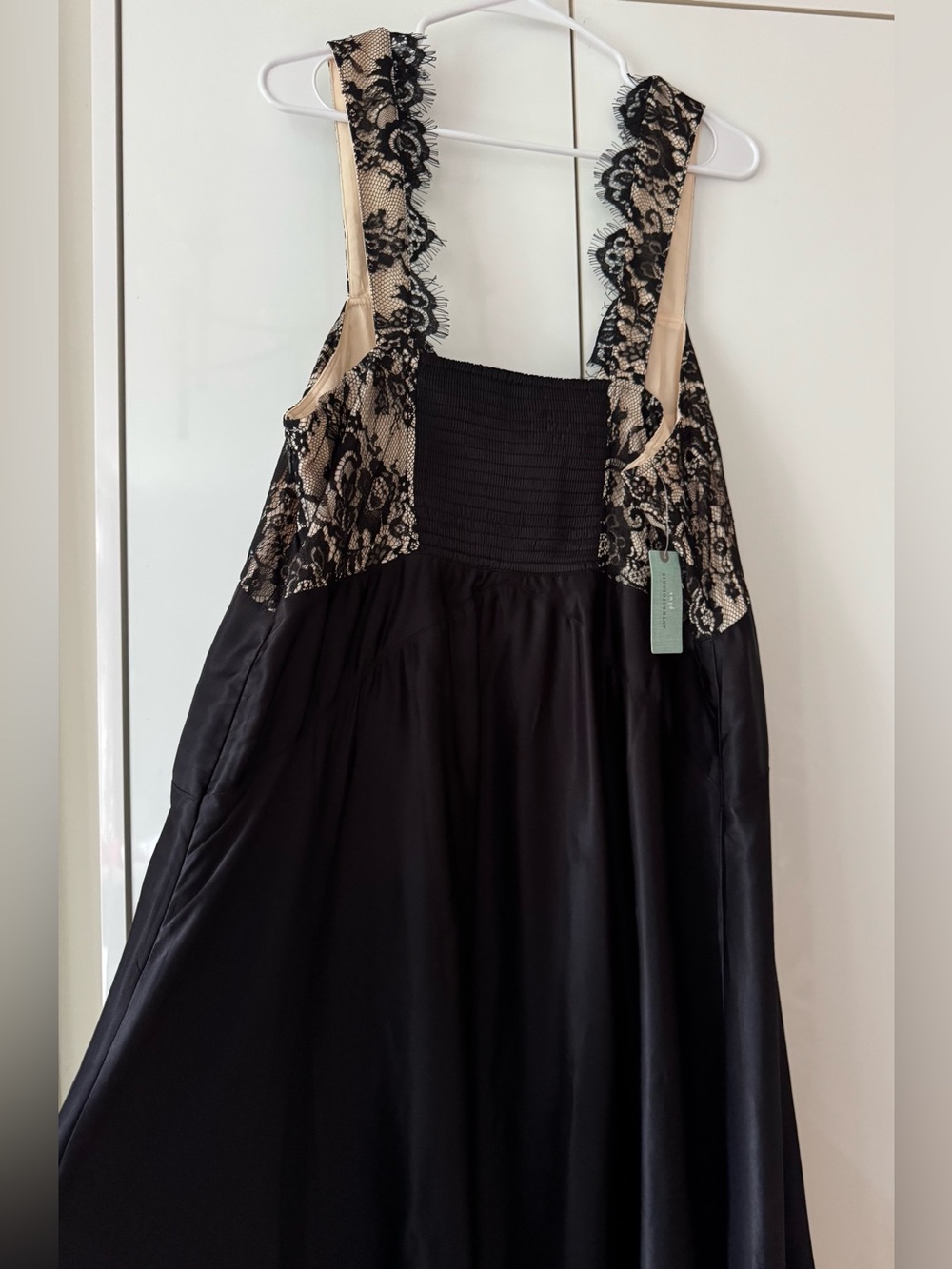 NWT Size 2X - Maeve Jocelyn Lace Black Slip Midi Dress Wedding Guest (US$ 178) - Picture 12 of 16